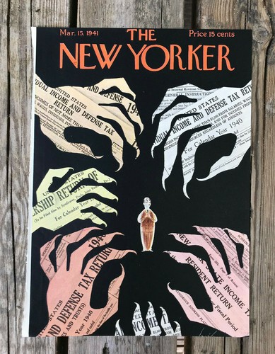 New yorker magazine cover tax - cover:,
