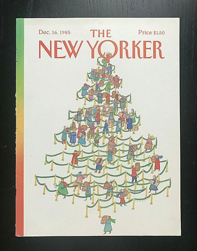 New yorker cover - cover:, christmas