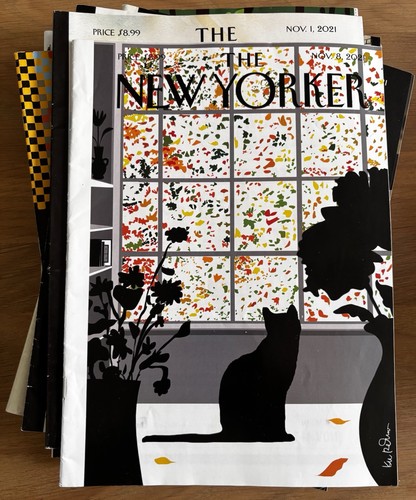 The new yorker magazine back - magazine,