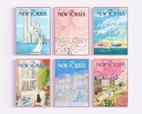 New yorker magazine set - 6,